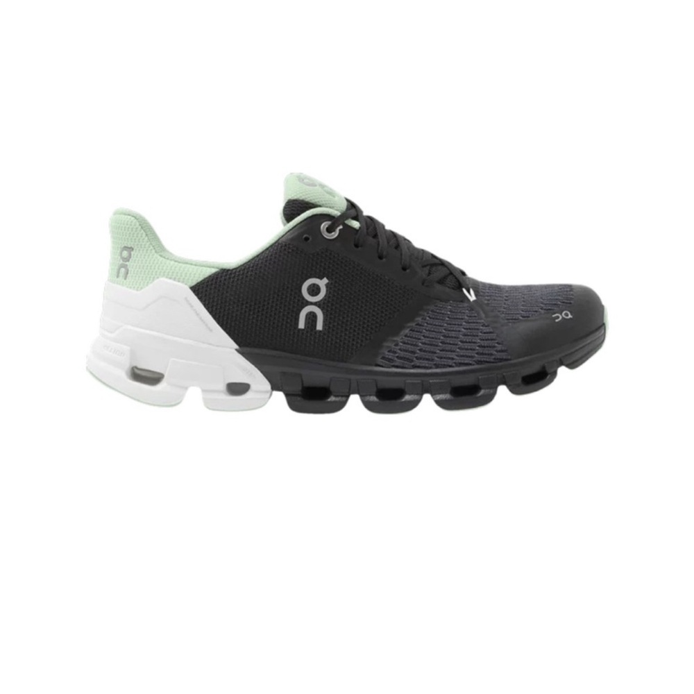 On Running Black and White Athletic Shoes